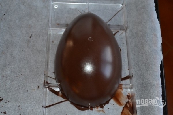 Пасхальное шоколадное яйцо (мастер-класс) - фото шаг 8