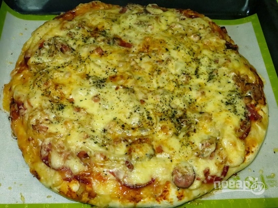 Вкусный рецепт пиццы - фото шаг 11