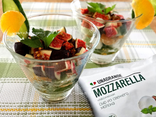 Фото к рецепту: Витаминный салат с моцареллой unagrande