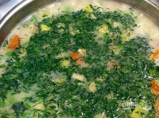 Суп из филе семги - фото шаг 8