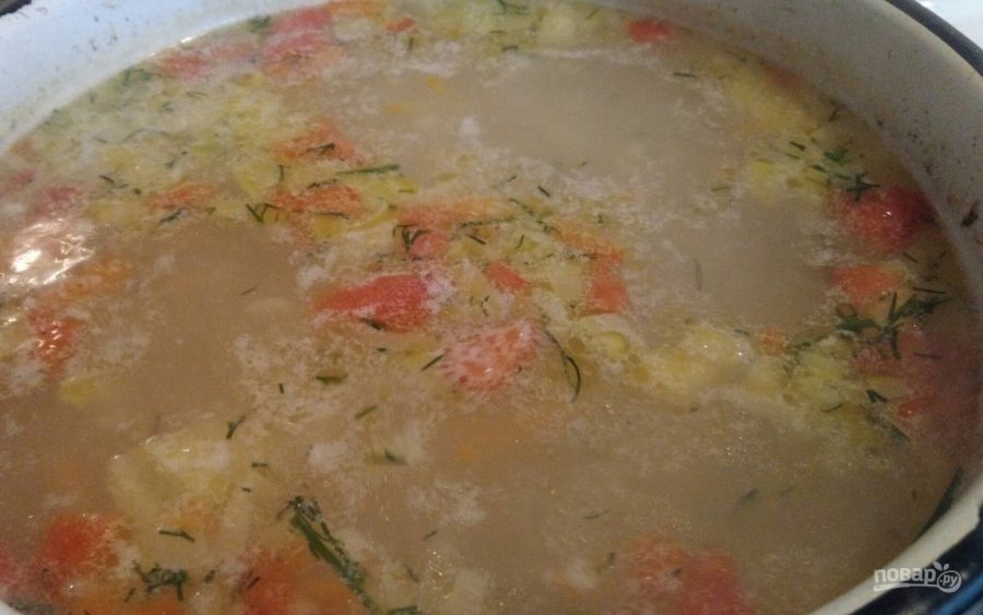 Суп с куриными желудками и пшеном - фото шаг 8