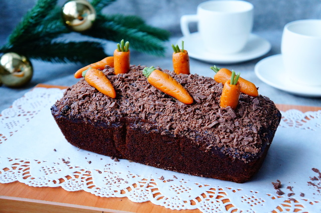 Фото к рецепту: Морковно-гречневый кекс