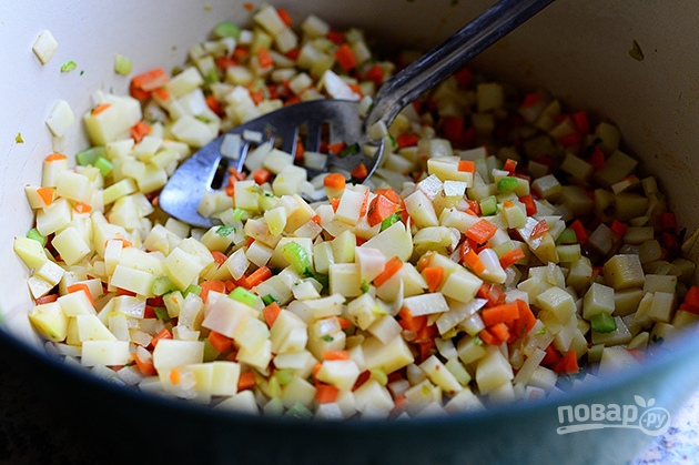 Картофельный крем-суп с зеленью - фото шаг 4