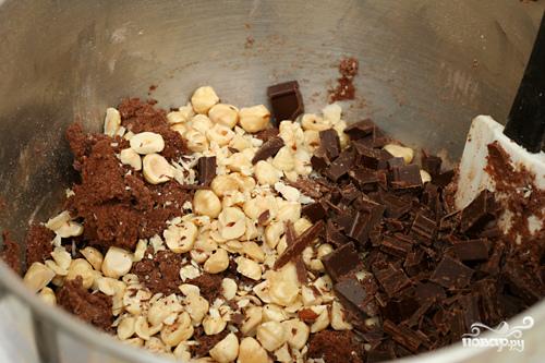 Шоколадные бискотти с миндалем - фото шаг 2