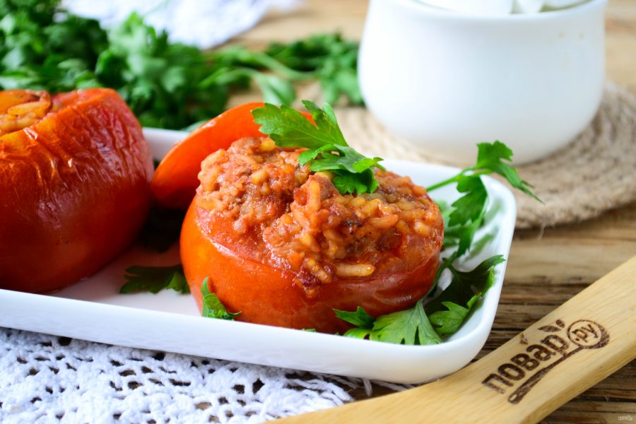 Фаршированные томаты "Сеньор Помидор" - фото шаг 8