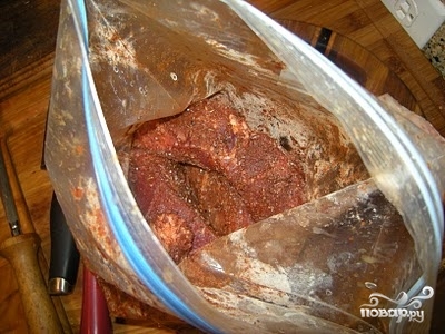 Мясо горячего копчения - фото шаг 3