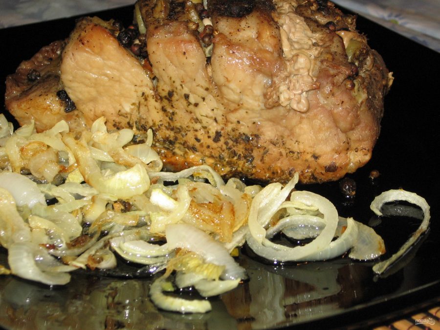 Рецепт свинины в фольге - фото шаг 6