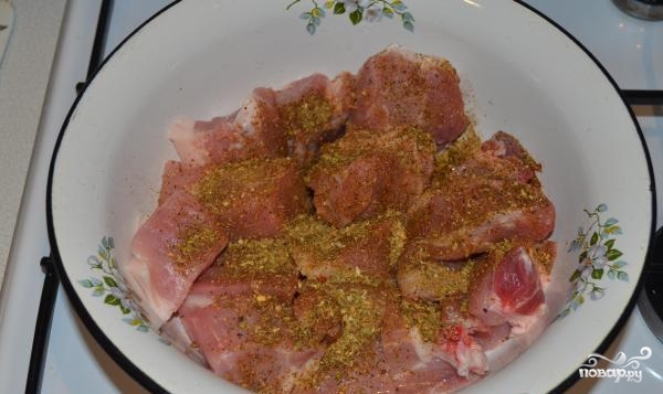 Шашлык из корейки свинины - фото шаг 2