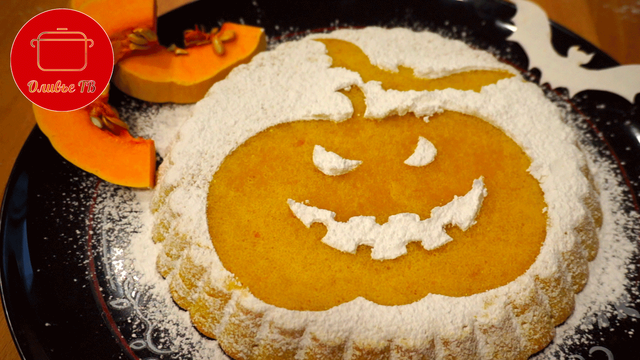 Фото к рецепту: Вкусный пирог на хеллоуин! идея декора! 