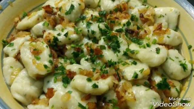 Фото к рецепту: Ленивые вареники с картошкой