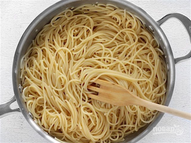 Рецепт спагетти "Карбонара" - фото шаг 5