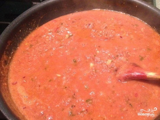 Мясной соус к спагетти - фото шаг 5