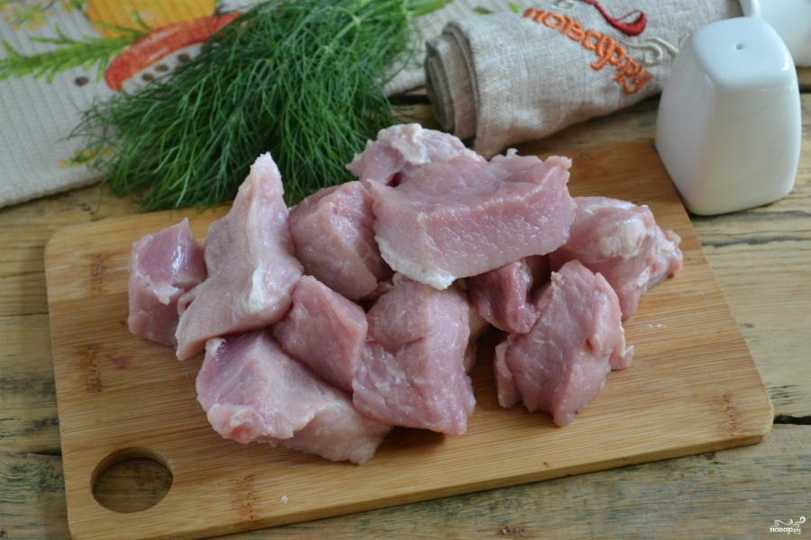 Мясо в духовке со сметаной - фото шаг 3
