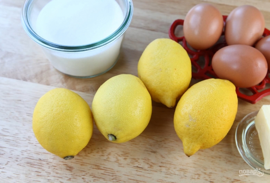 Лимонный крем - фото шаг 1