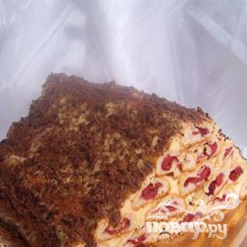 Торт "Монастырская изба" со взбитыми сливками - фото шаг 6