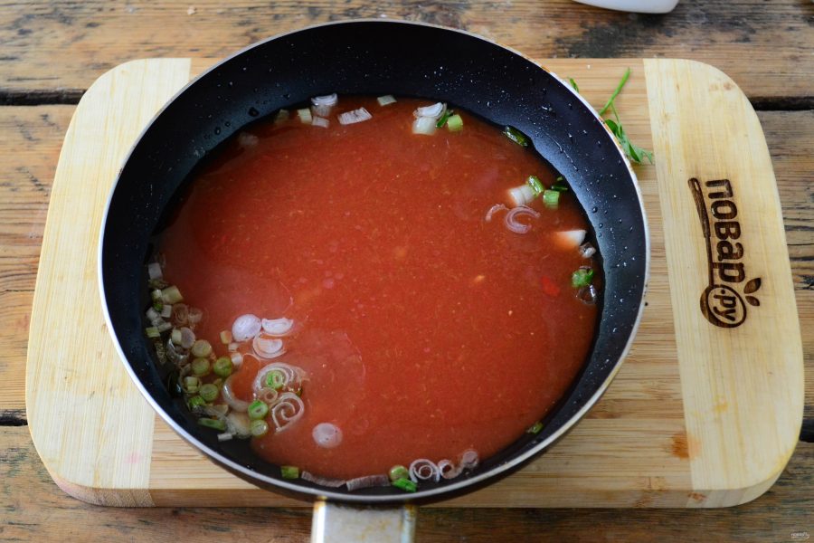 Томатный суп с фрикадельками - фото шаг 9