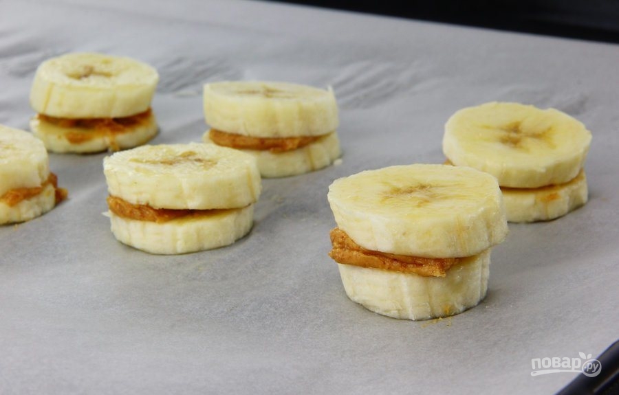 Сладкие банановые сендвичи - фото шаг 3