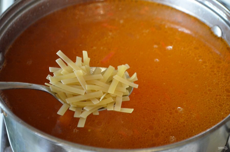 Наваристый суп с фрикадельками и овощами - фото шаг 8