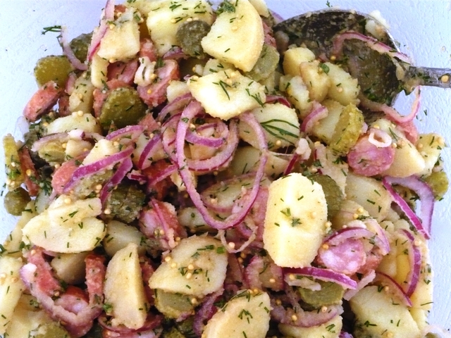 Фото к рецепту: Немецкий картофельный салат