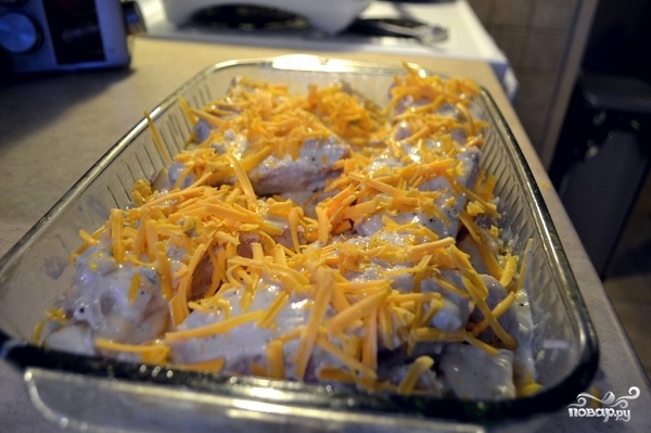 Картофель со свининой и сыром в духовке - фото шаг 9