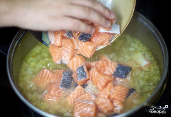 Финский суп из лосося со сливками - фото шаг 5