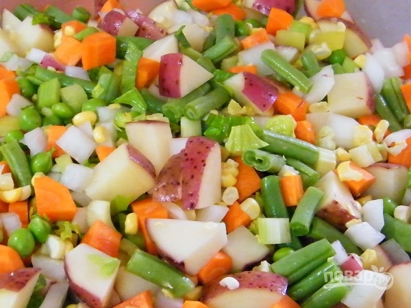 Суп мясной с овощами - фото шаг 3