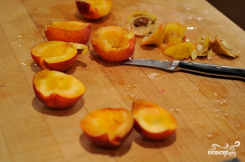 Персиковый десерт - фото шаг 2