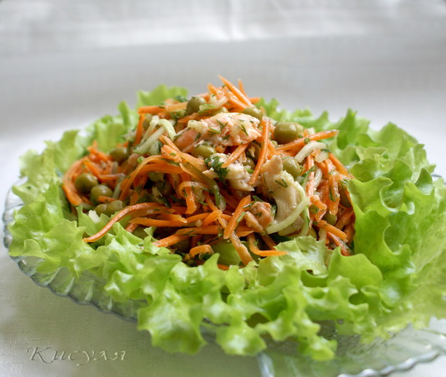 Фото к рецепту: Рыбный салат
