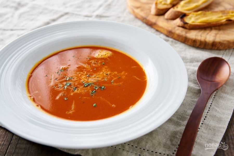 Рыбный томатный суп - фото шаг 11