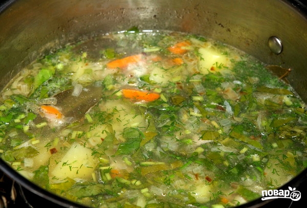 Щавелевый суп со свининой - фото шаг 5