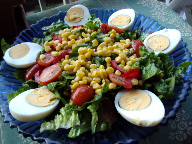 Фото к рецепту: Зеленый салат и к*.