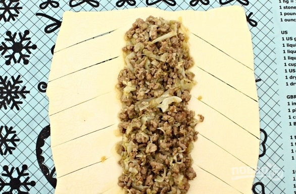 Пирог из капусты (с фаршем) - фото шаг 4