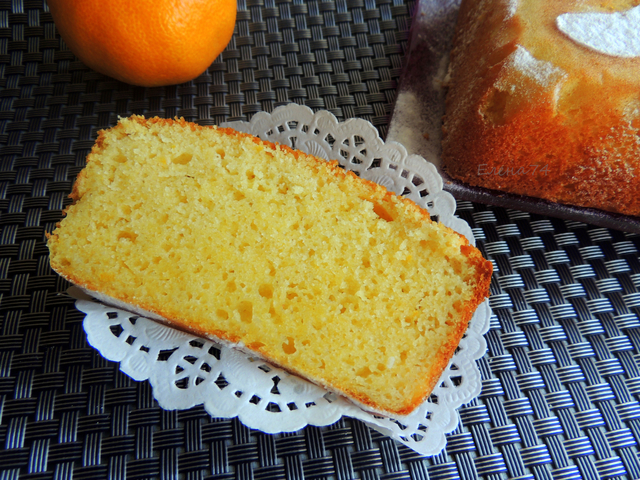 Фото к рецепту: Апельсиновый кекс на рисовой муке