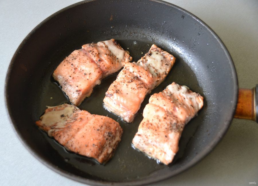 Филе лосося в бальзамической глазури - фото шаг 5