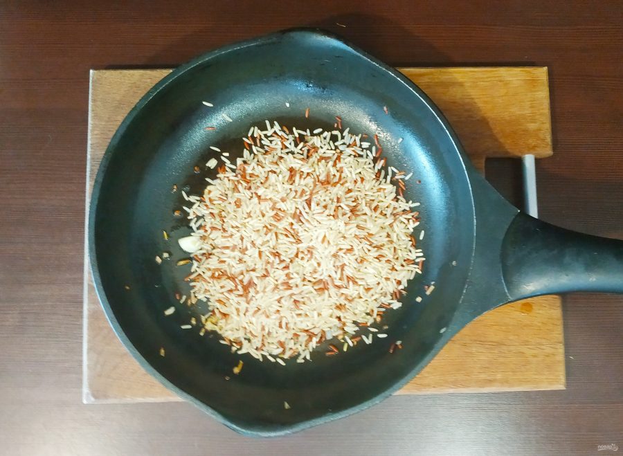 Форель с рисом - фото шаг 3