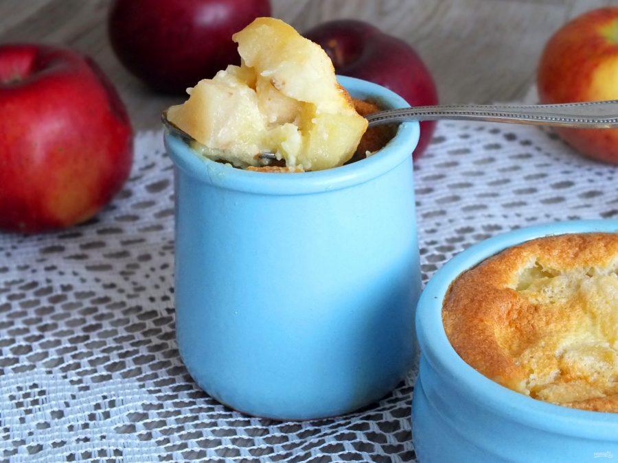 Пудинг яблочный рецепт с фото пошагово в духовке