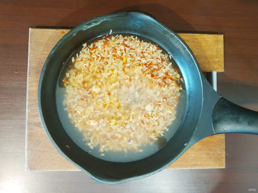 Форель с рисом - фото шаг 4