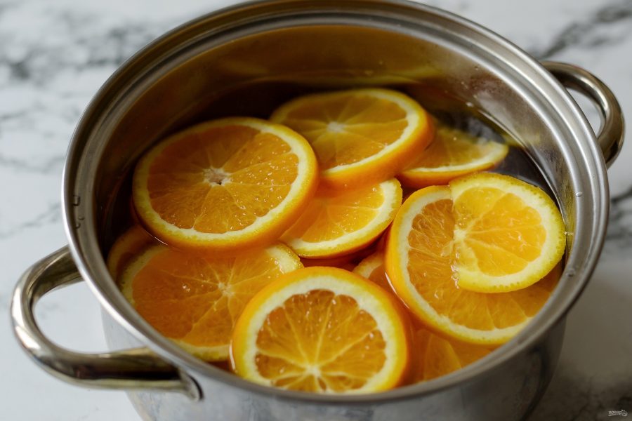 Карамелизированные апельсины - фото шаг 3