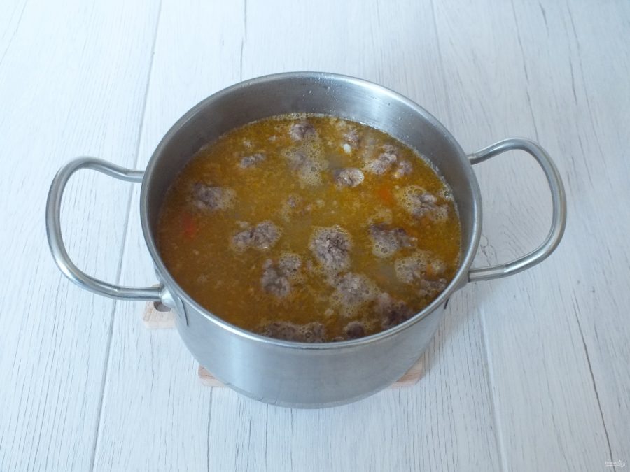 Суп харчо с фрикадельками - фото шаг 10