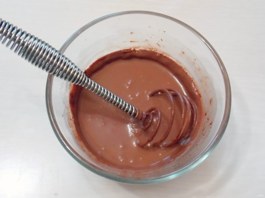 Шоколадный крем-чиз на сливках - фото шаг 3