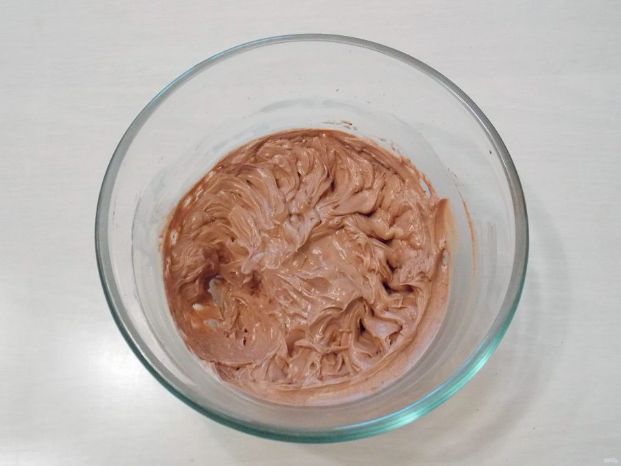 Шоколадный крем-чиз на сливках - фото шаг 7