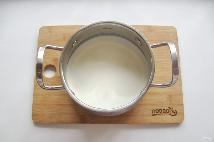 Крем "Пломбир" на молоке - фото шаг 2