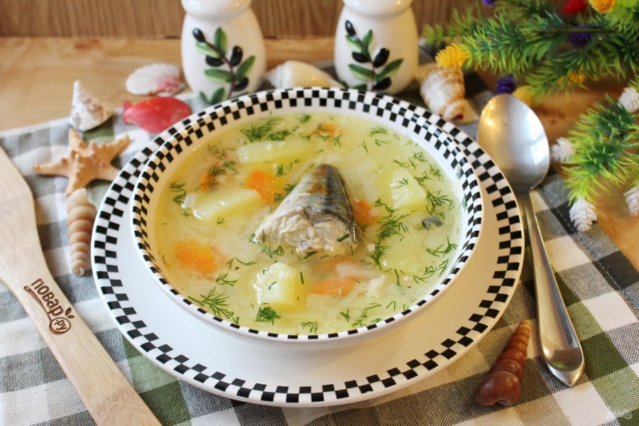 Рыбный суп с капустой - фото шаг 13