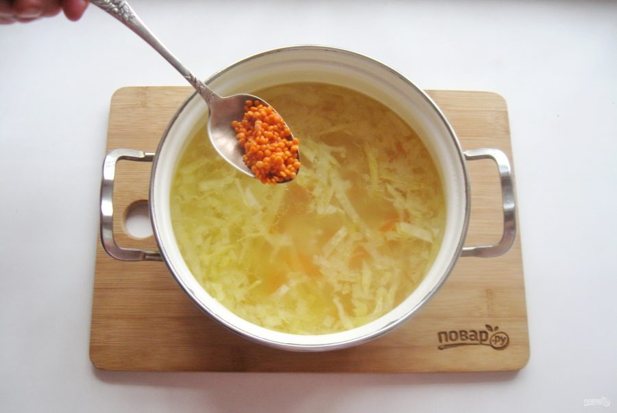 Баварский суп с колбасками - фото шаг 8