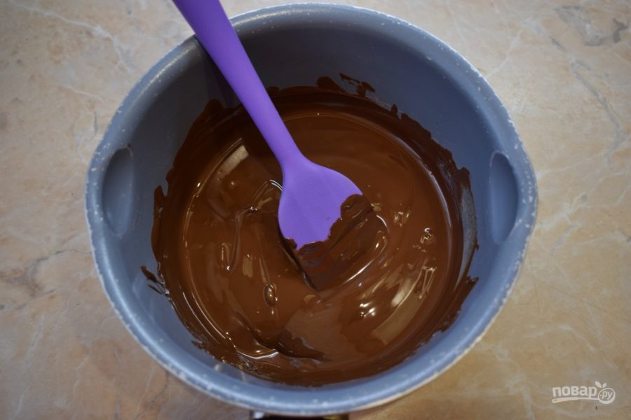 Шоколадный крем-чиз - фото шаг 3