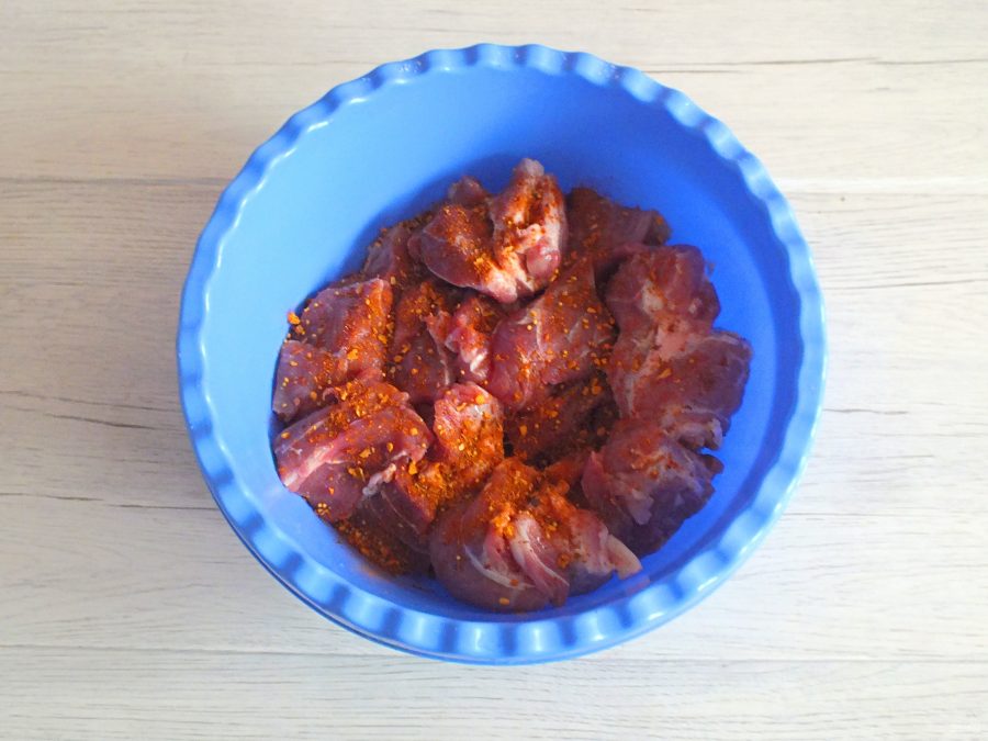 Шашлык из свинины в цитрусовом маринаде - фото шаг 6