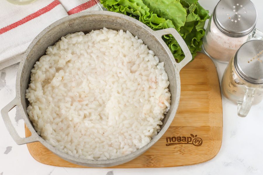 Рис с мидиями в сливочном соусе - фото шаг 2