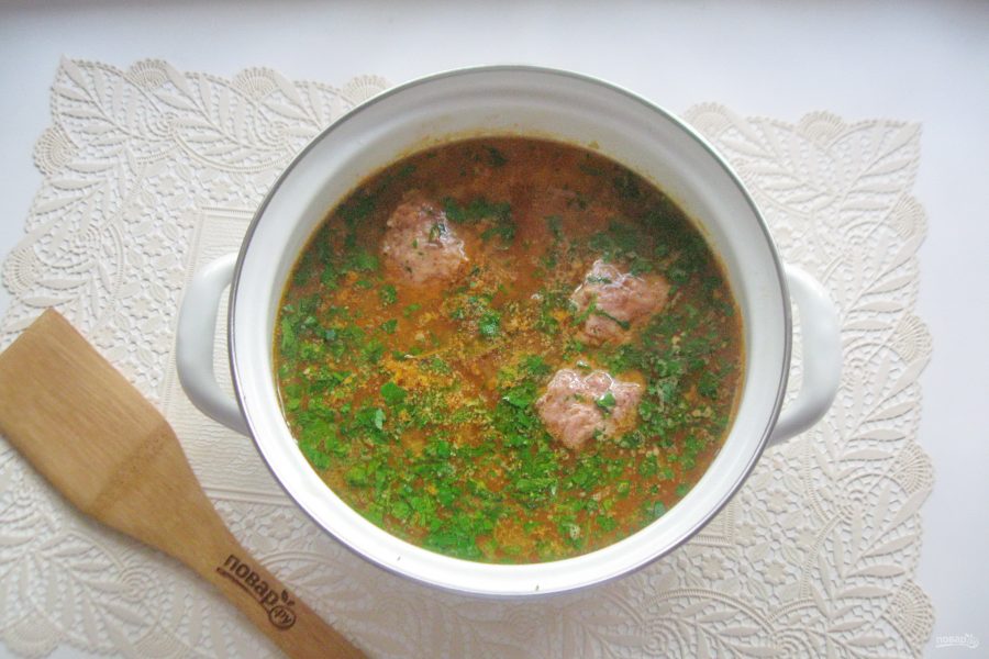 Рисовый суп с тушенкой - фото шаг 9