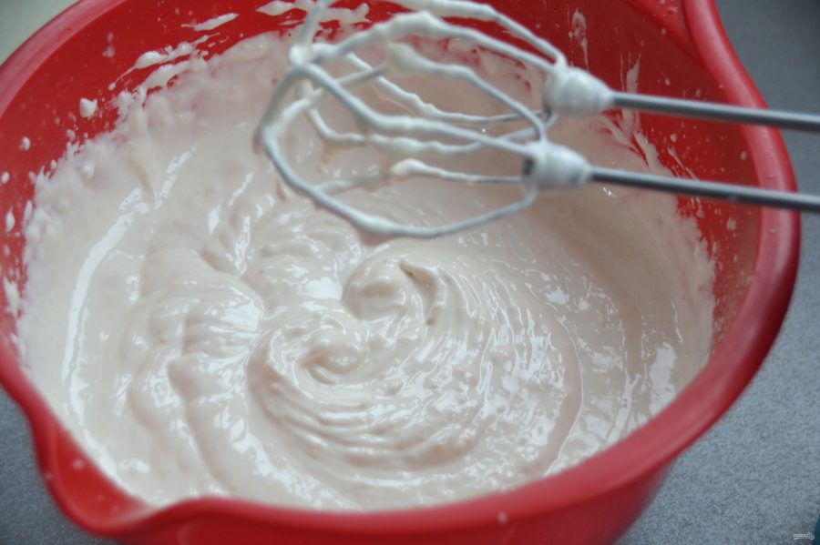 Творожно-зефирный крем для торта