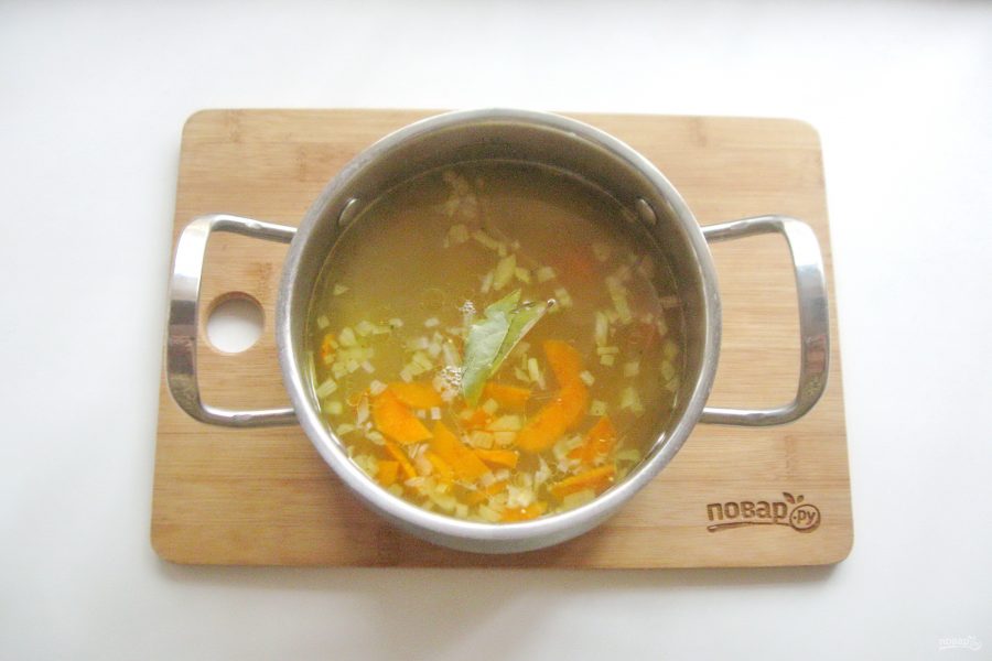 Суп из скумбрии с пшеном - фото шаг 12